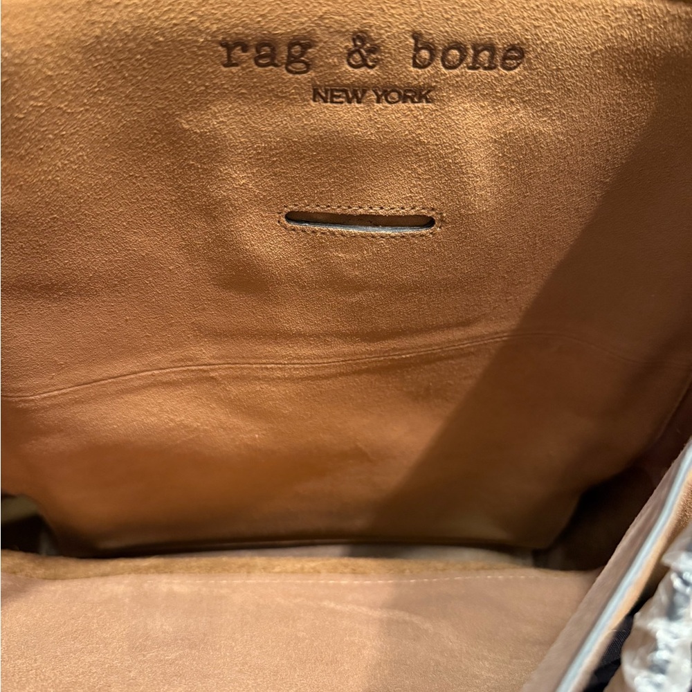 Rag & Bone Tan Leather Tote Bag - Picture 4 of 6